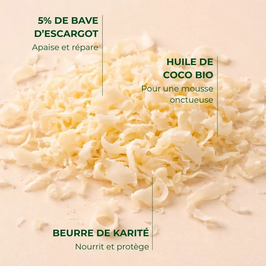 Royer Savon Solide Bave d'Escargot Saponifié à Froid Bio
