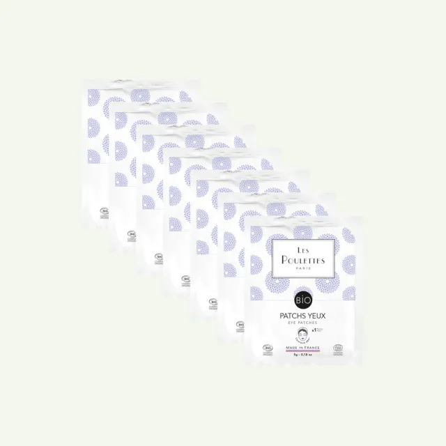 Les Poulettes Cure Contour des Yeux 7 patchs hydrogel bio