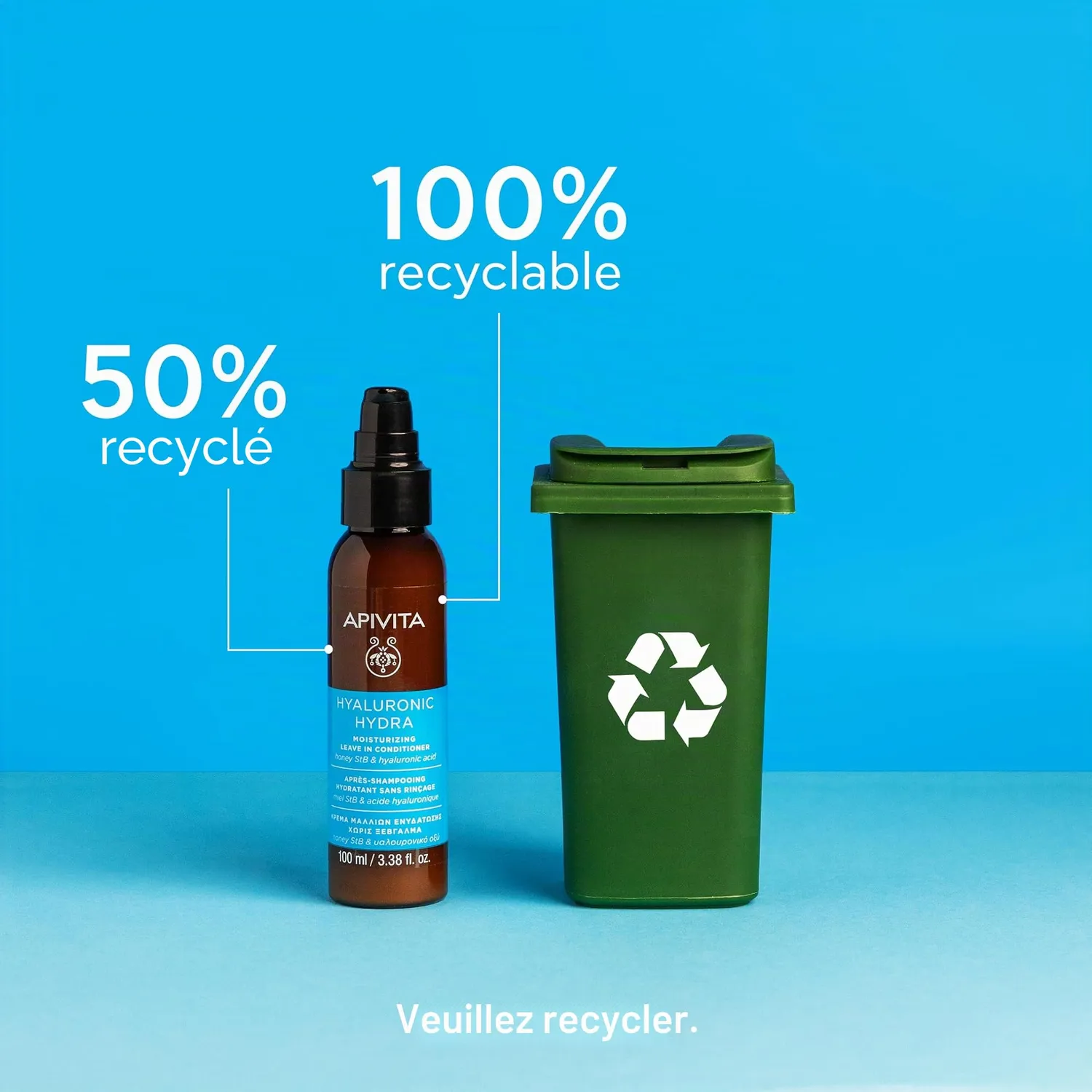 Apivita Après-Shampooing Sans Rinçage 100ml