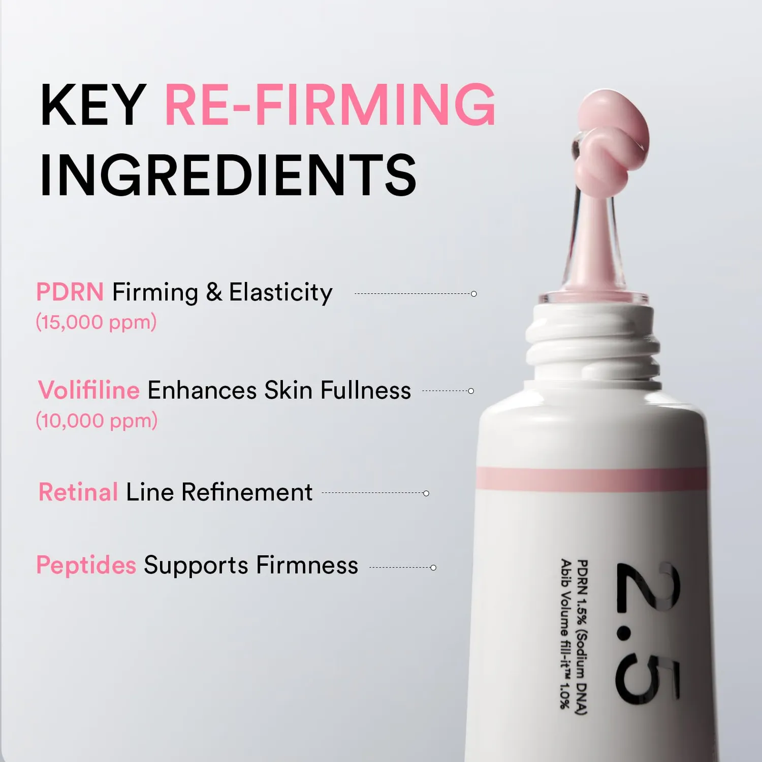 Abib PDRN Volume Fill-it Booster crème visage tube repulpante