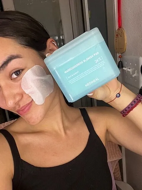 Mediheal Madecassoside Pad toner 100 pads peau sensible