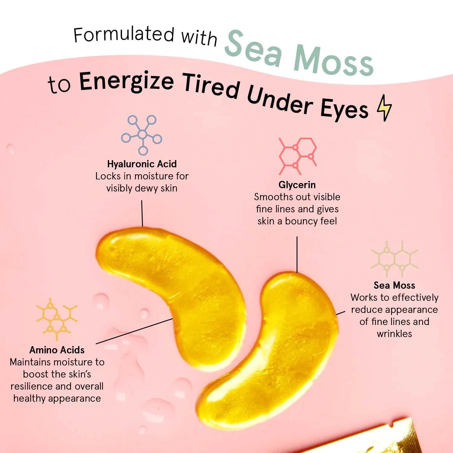 Grace & Stella Energizing Gold patchs yeux 24 paires éclat