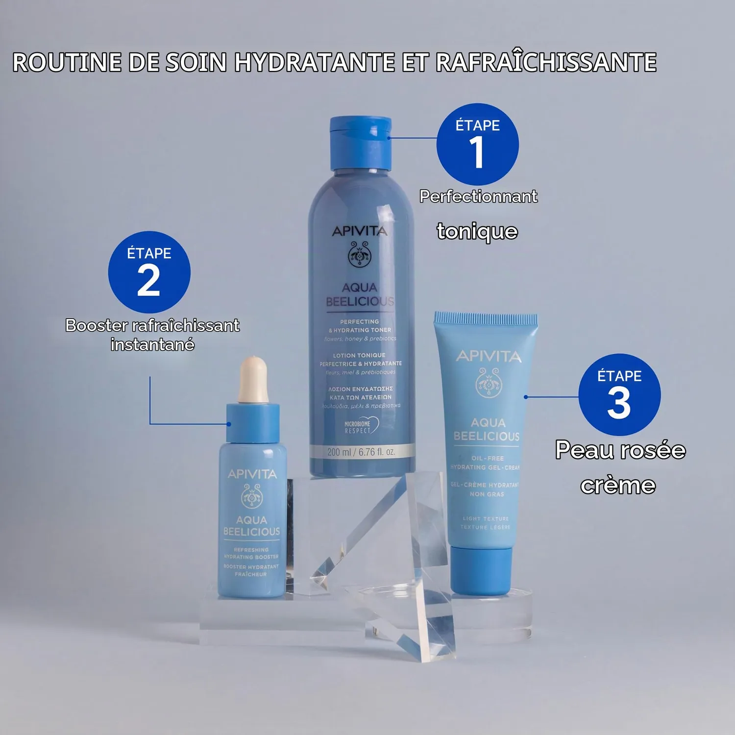 Apivita Aqua Beelicious Lotion Tonique 200 ml miel