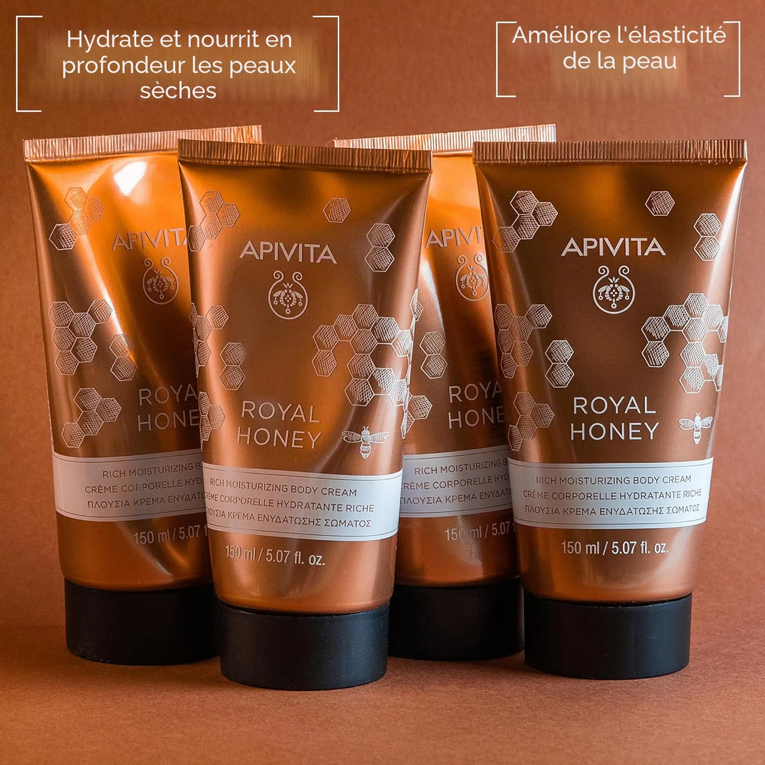 Apivita Royal Honey crème corps hydratante riche 150 ml