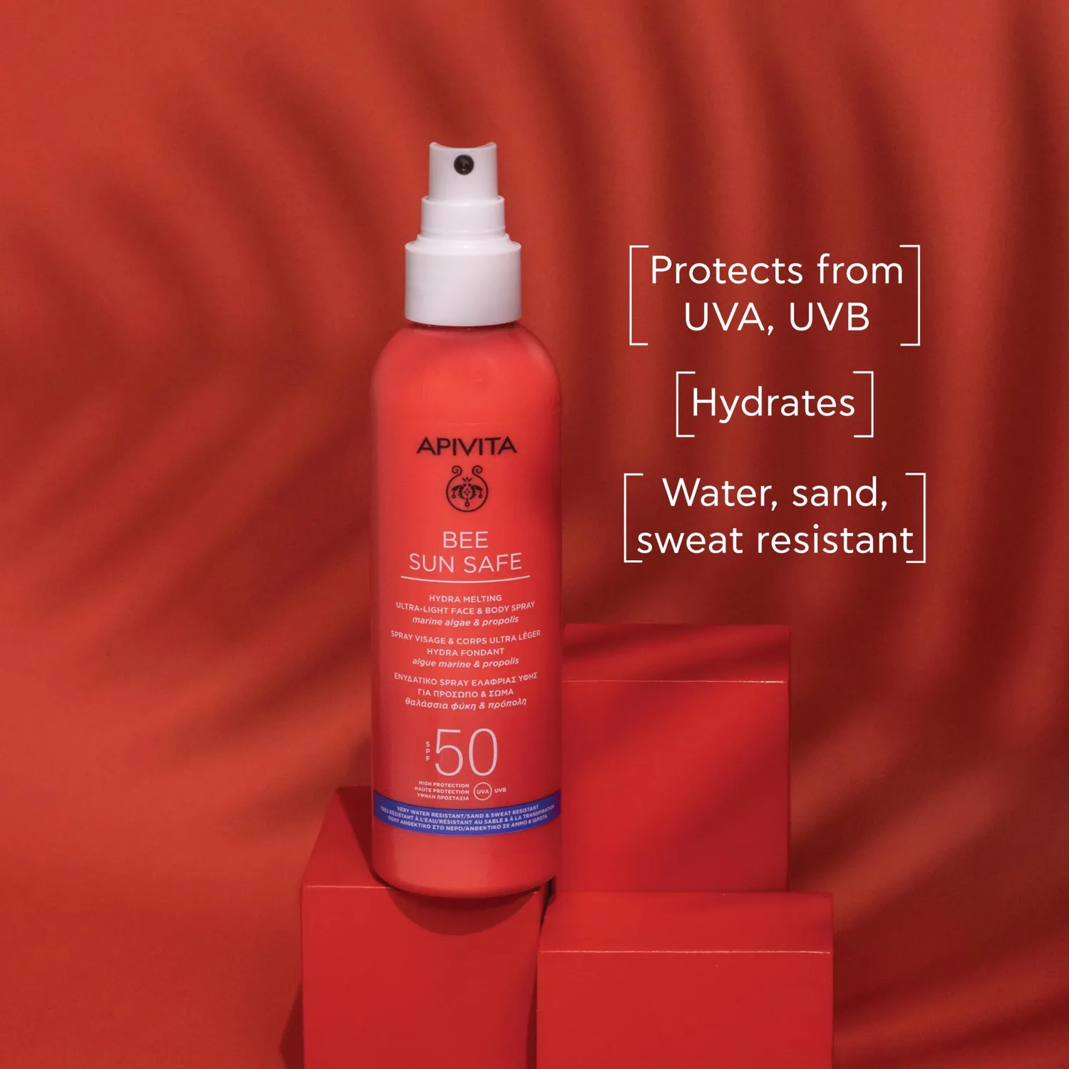 Apivita Bee Sun Safe spray solaire SPF50 200ml hydrate