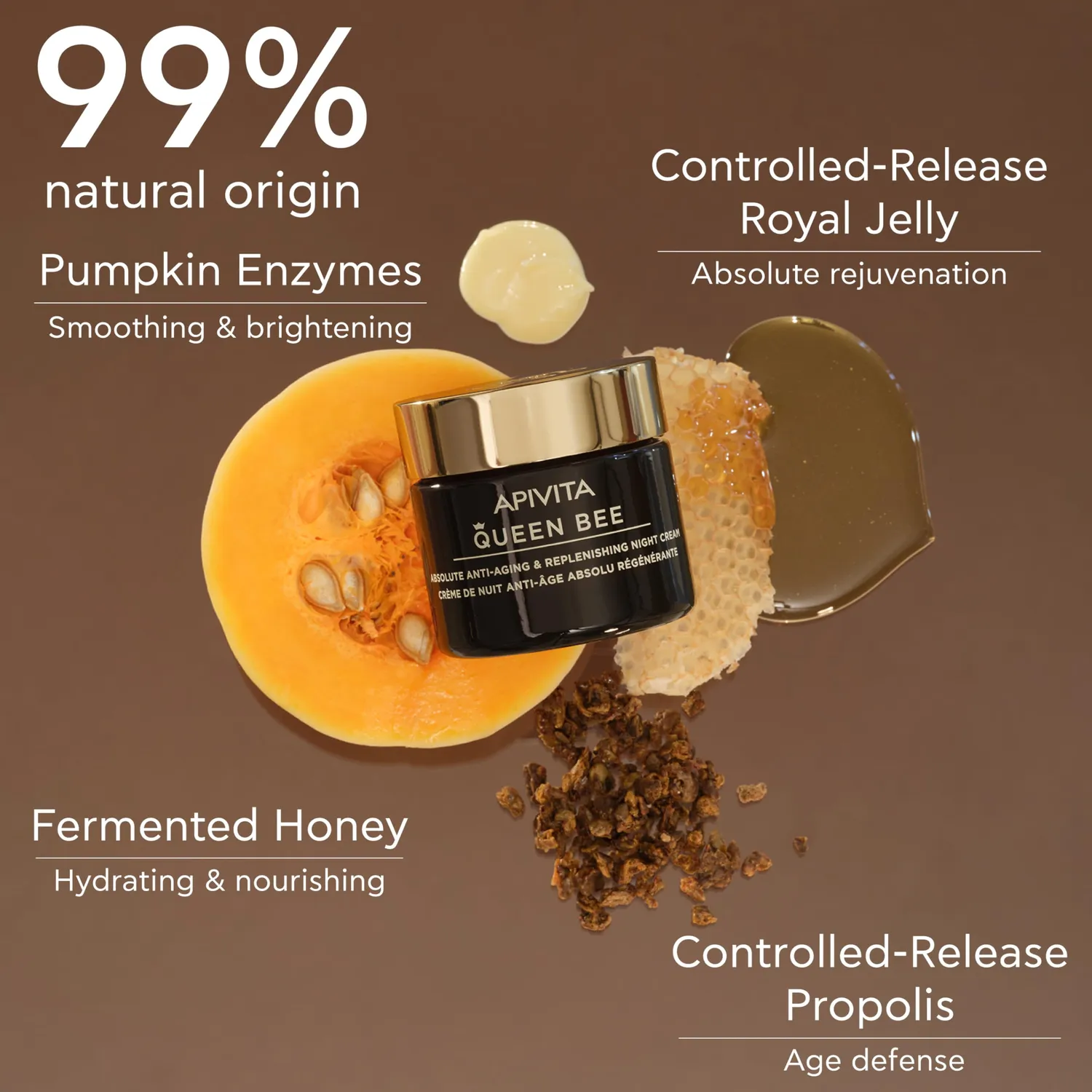 Queen Bee Crème nuit reconstituante 50 ml anti-âge