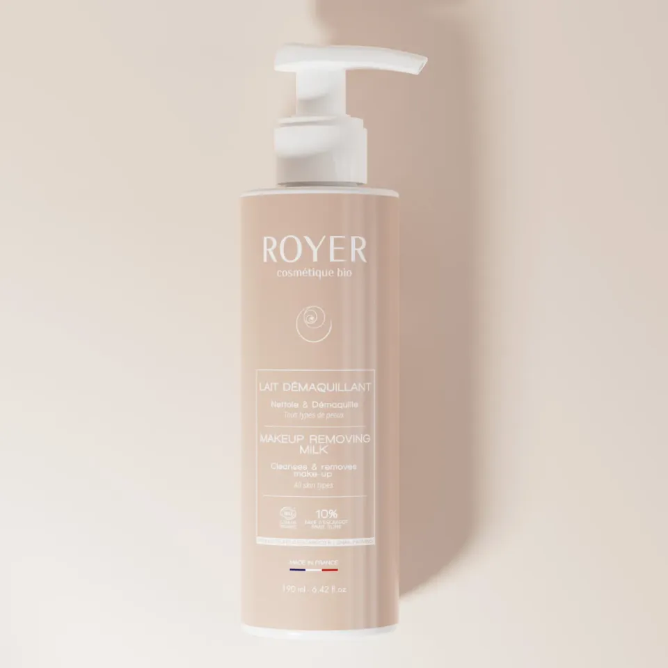 Royer Cosmétique lait démaquillant visage bave d'escargot 10%