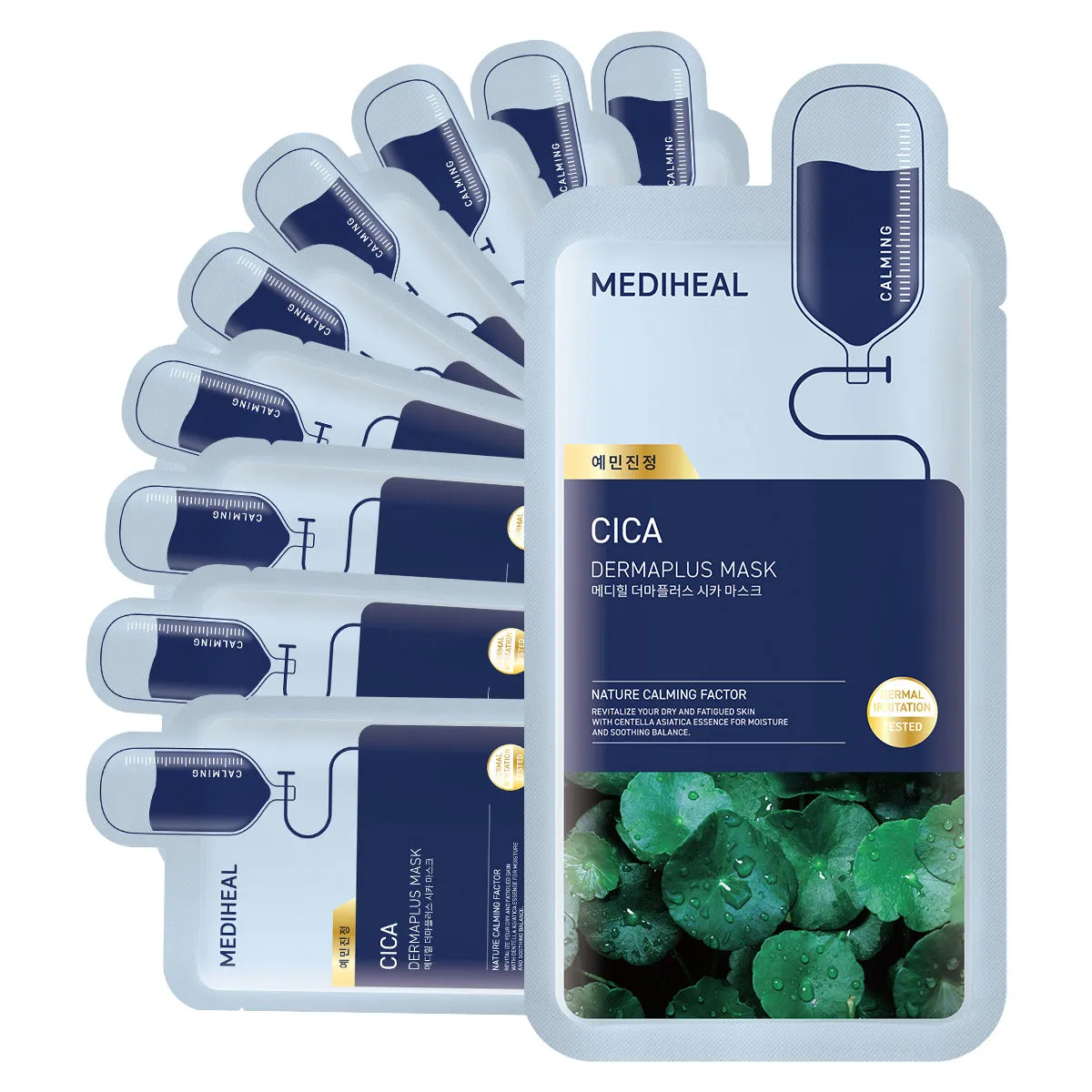 Mediheal Dermaplus Cica Mask masque visage 10 pièces apaisant