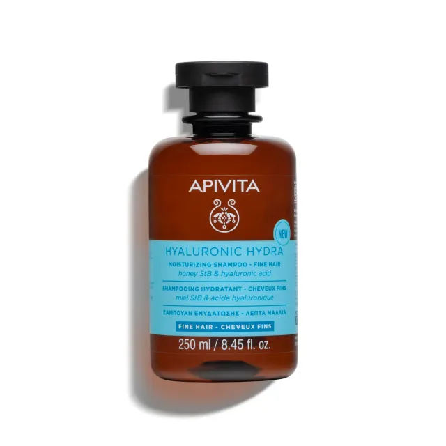 Apivita Hyaluronic Hydra shampooing cheveux fins 250ml hydratant