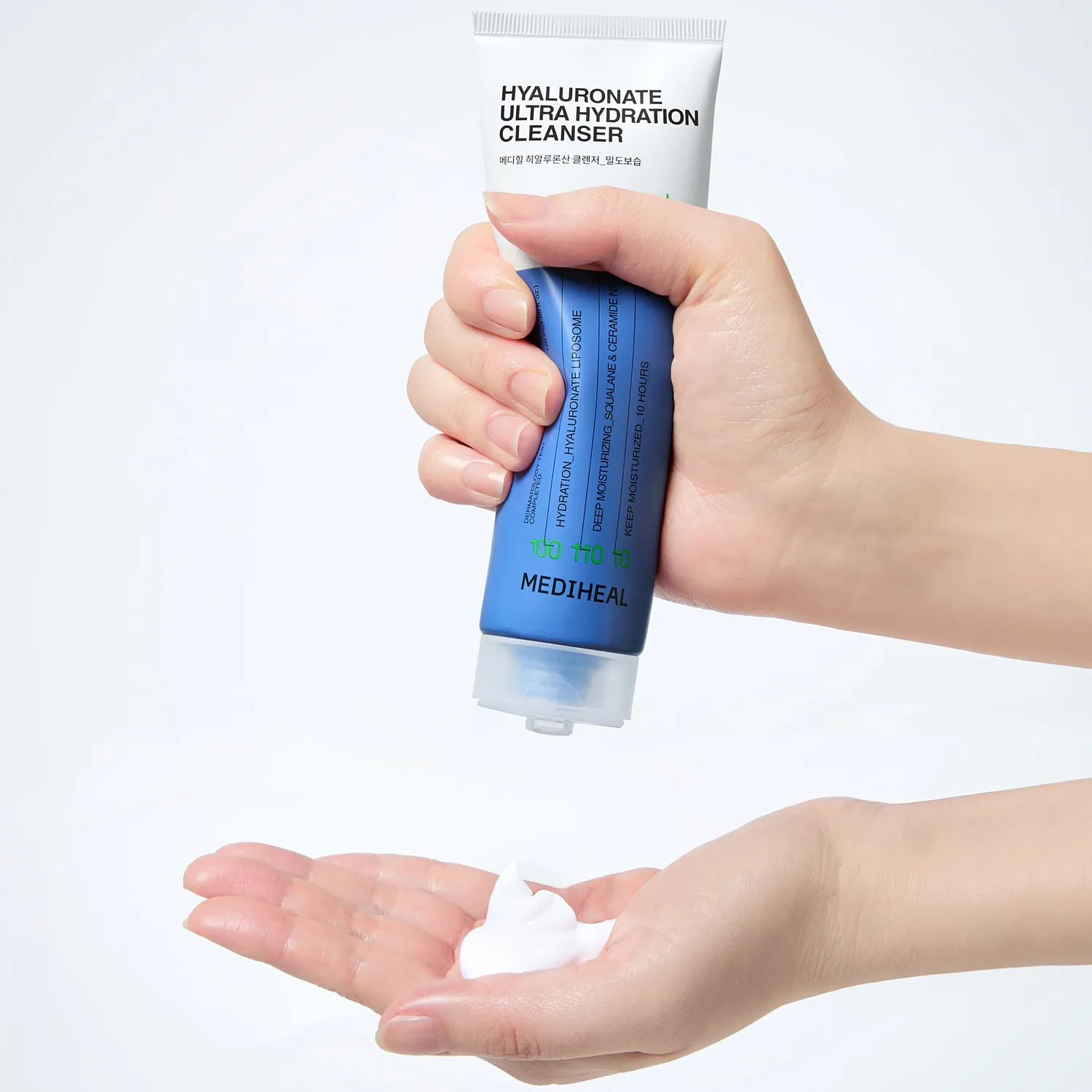 Mediheal Hyaluronate nettoyant mousse hydratant