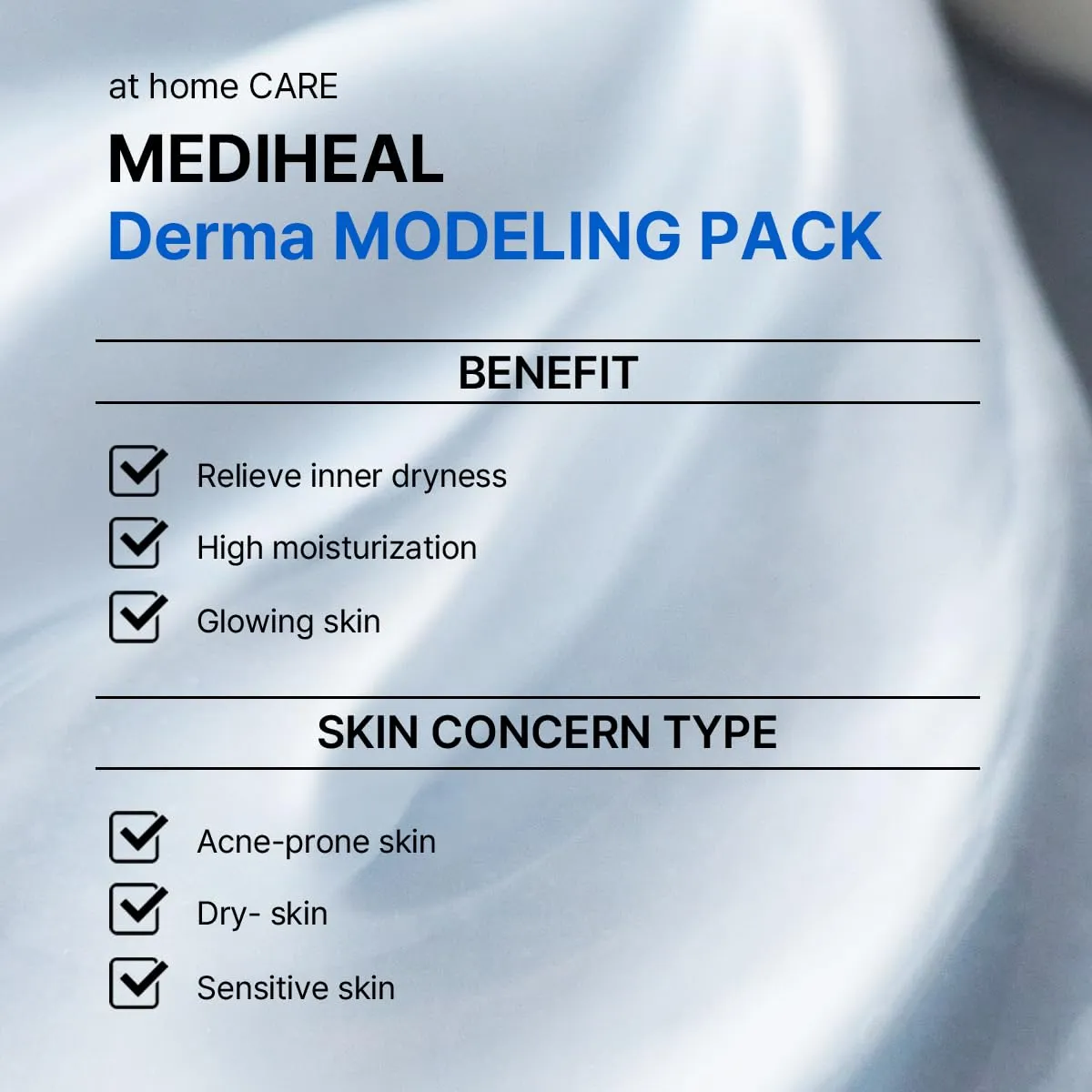 Mediheal Derma Modeling Pack Hyaluronate Masque