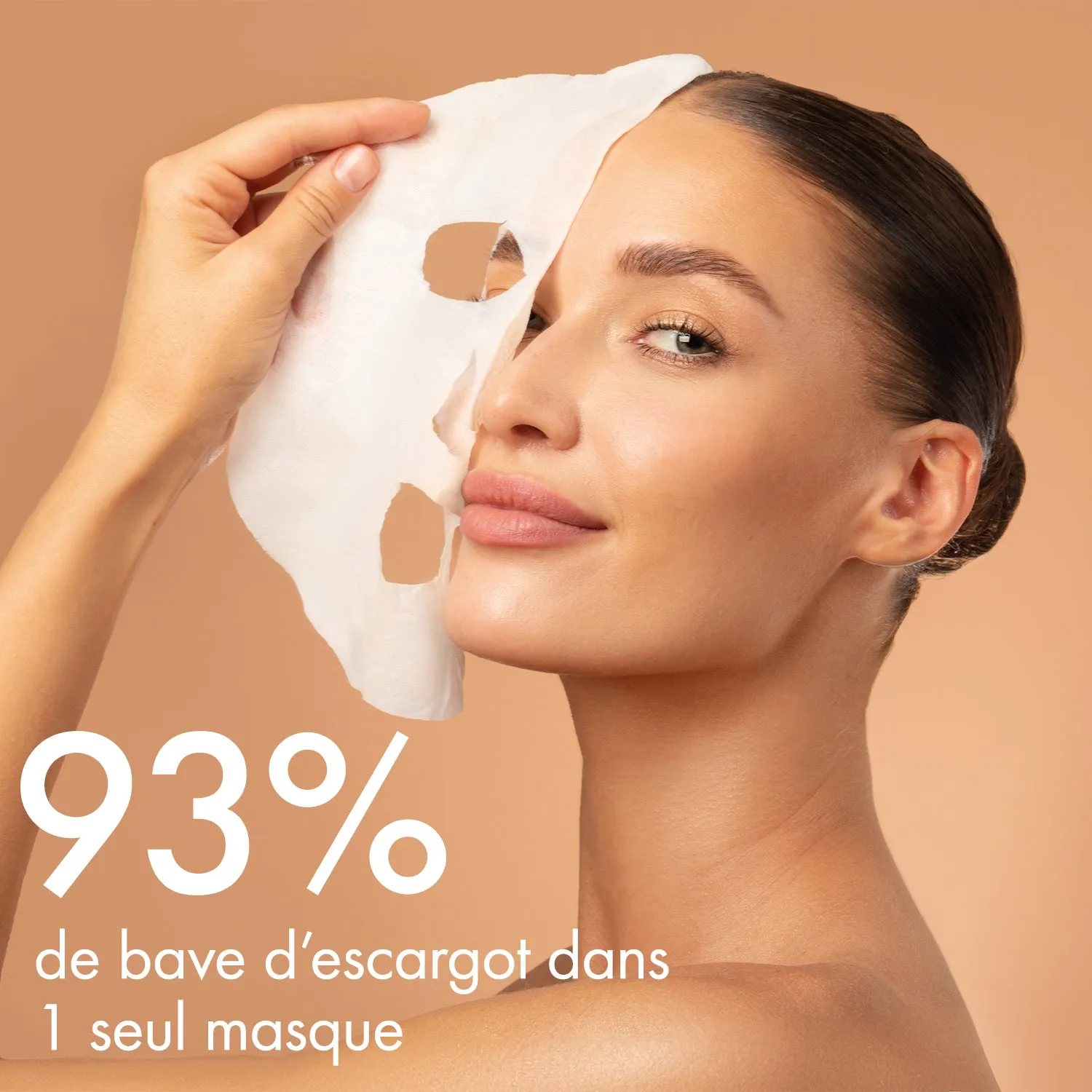 Royer Cosmétique masque tissu visage bave d'escargot 15 ml