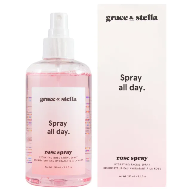 Grace & Stella Rose brume visage 240 ml hydratante