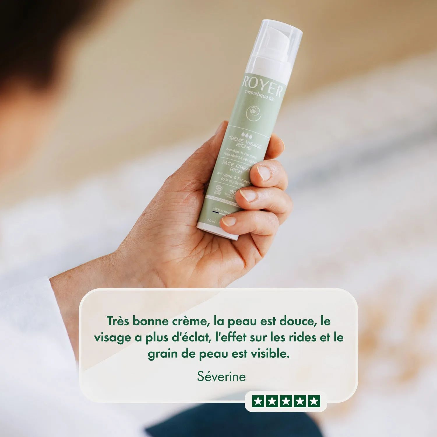 Royer Cosmétique duo riche sérum + crème visage bave d'escargot