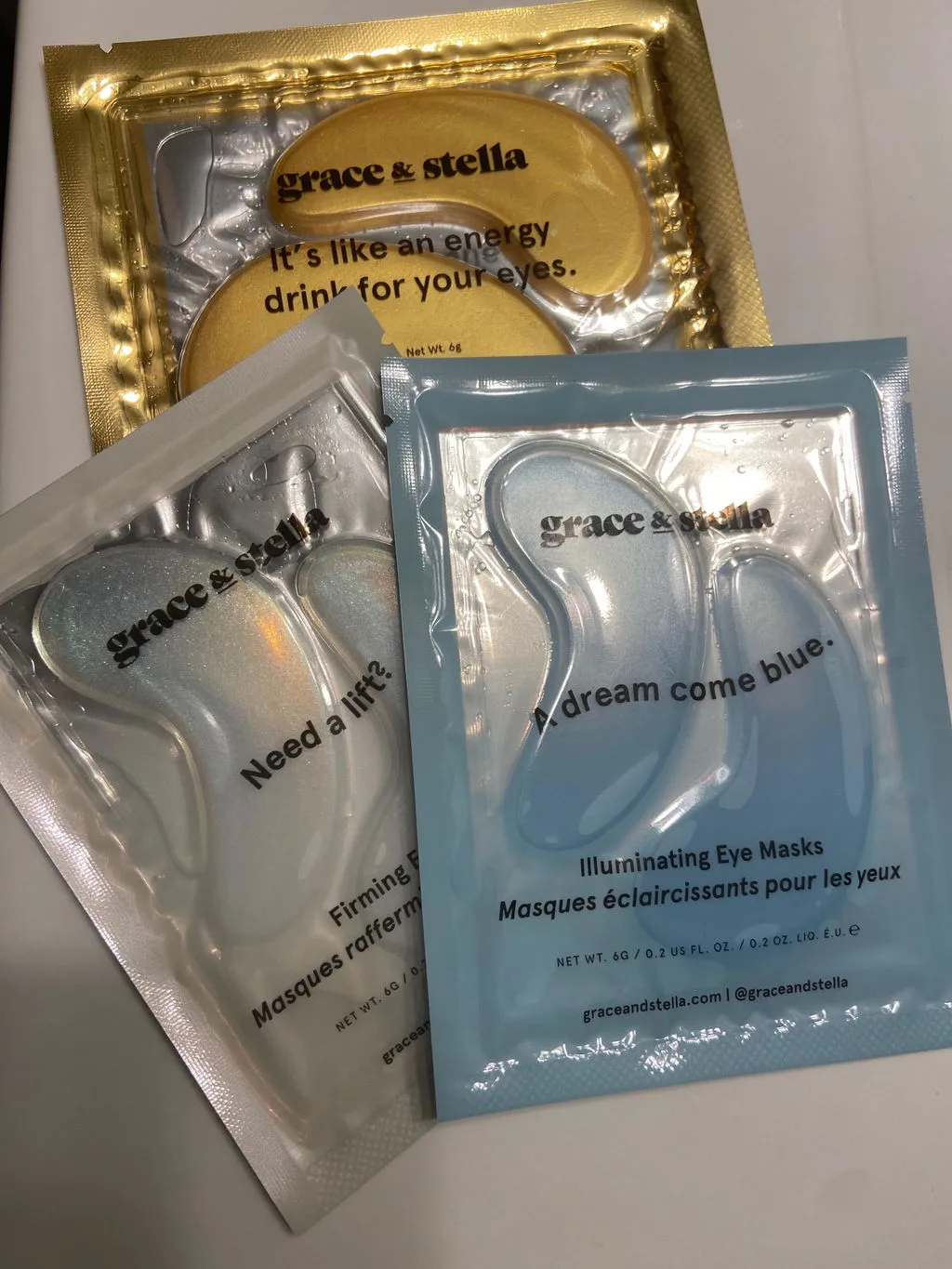 Grace & Stella patchs yeux blancs raffermissants 24 paires