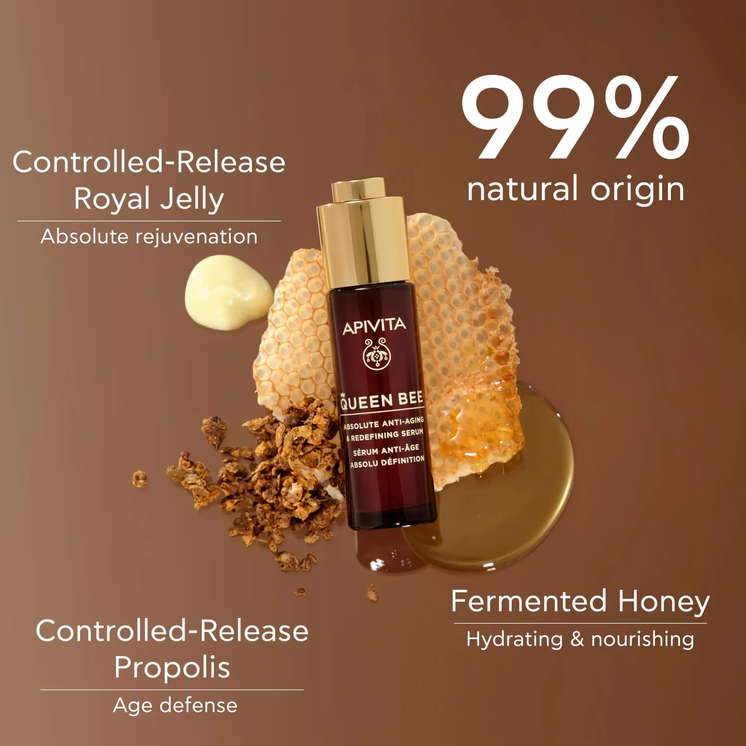 Apivita Queen Bee Sérum Visage 30 ml Repulpant