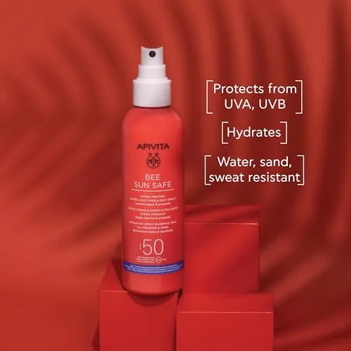 Apivita Bee Sun Safe spray solaire SPF50 200ml hydrate