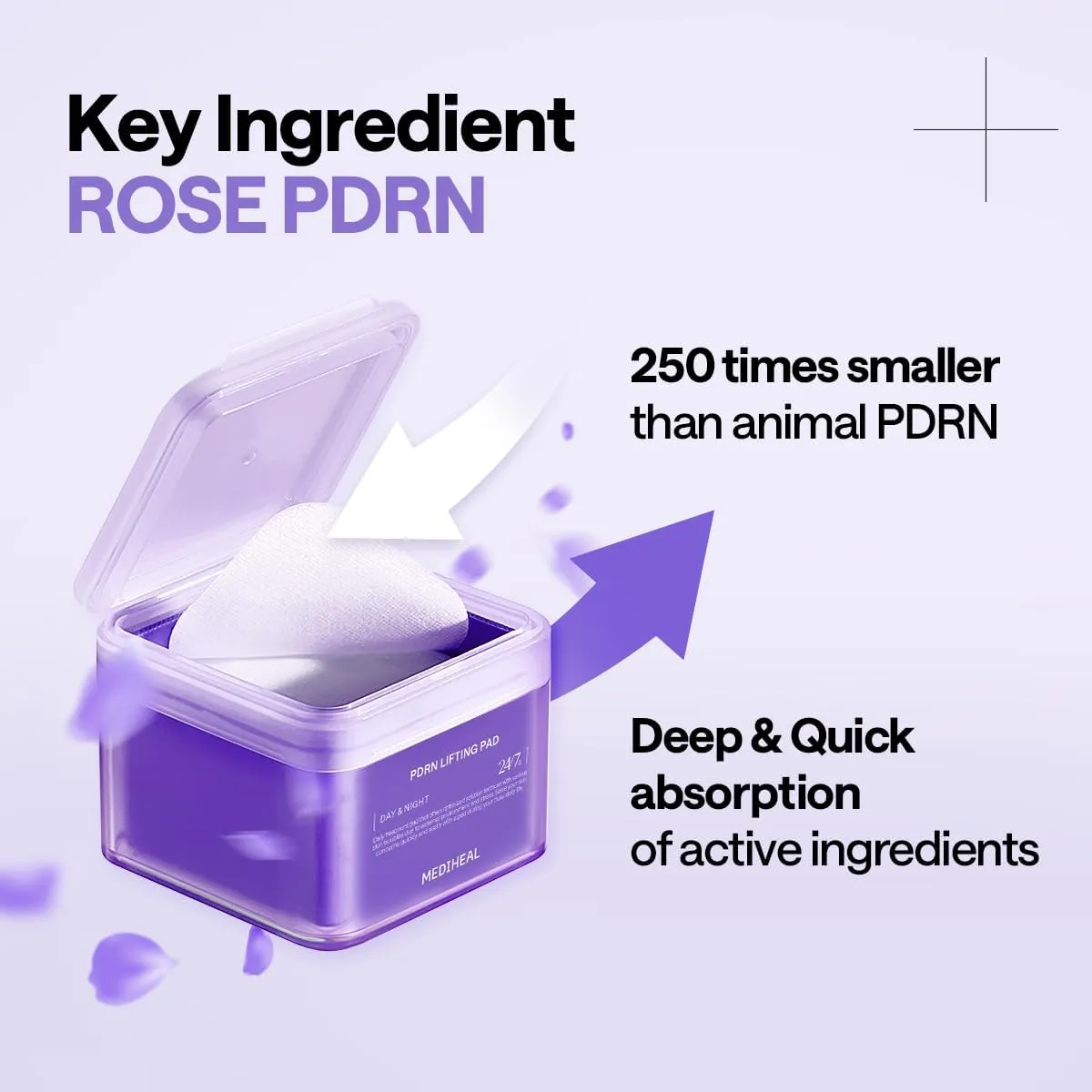 Mediheal PDRN Lifting Pad toner pad hydratant 100 pièces