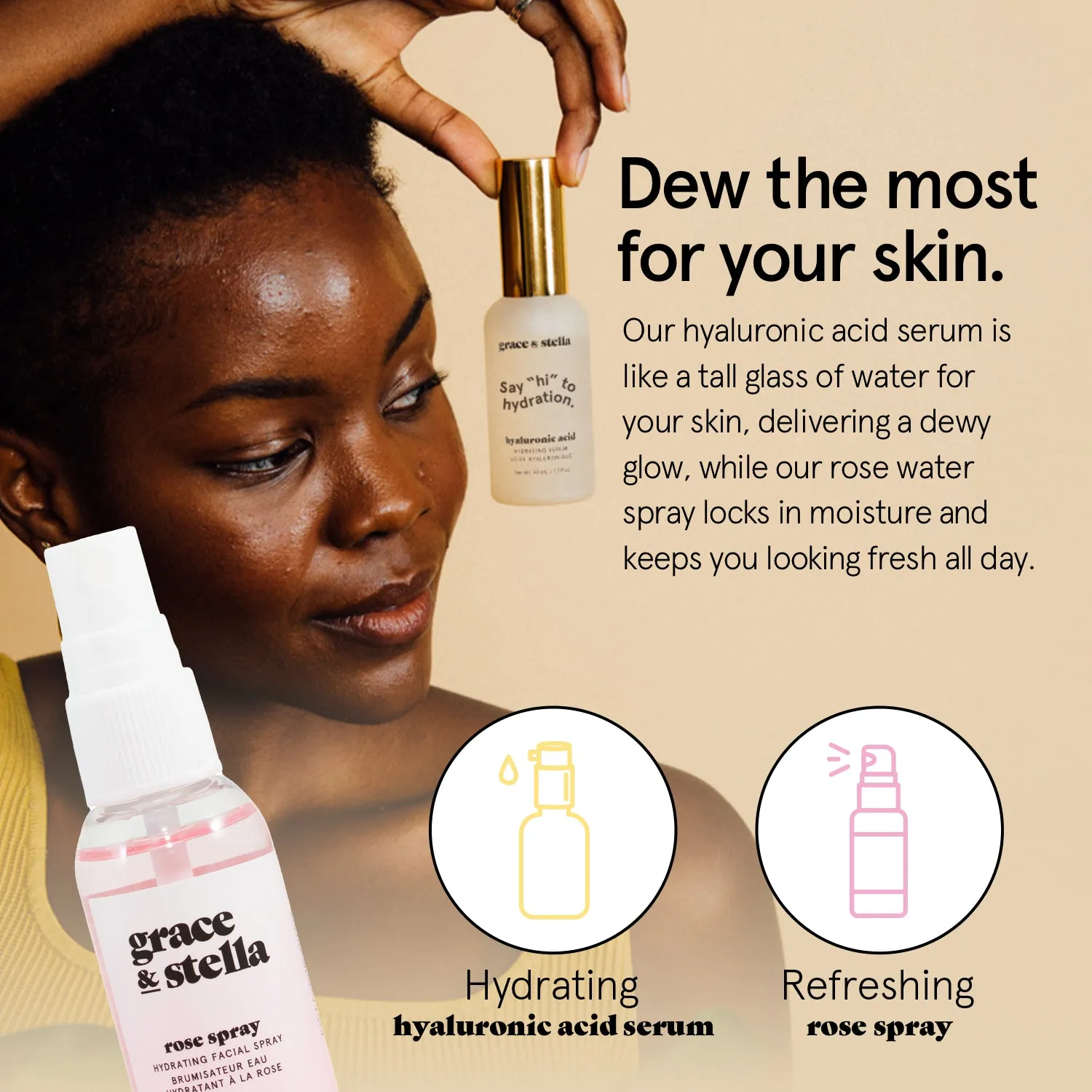 Grace & Stella Dream Team coffret soin 6 pièces éclat
