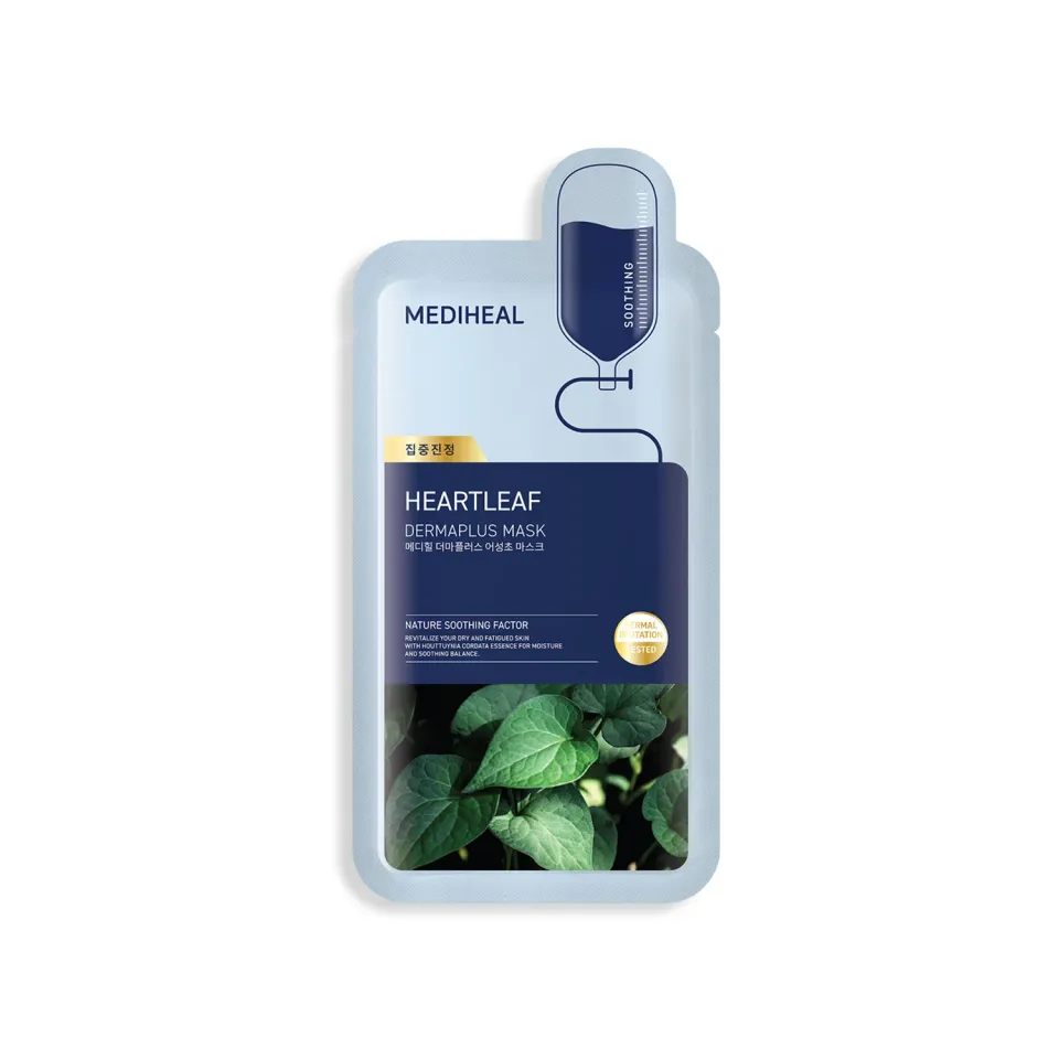 Mediheal Dermaplus Heartleaf masque 10 pcs sensible