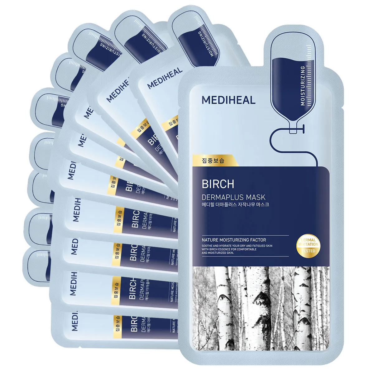 Mediheal Dermaplus Birch masque tissu x10 hydratant
