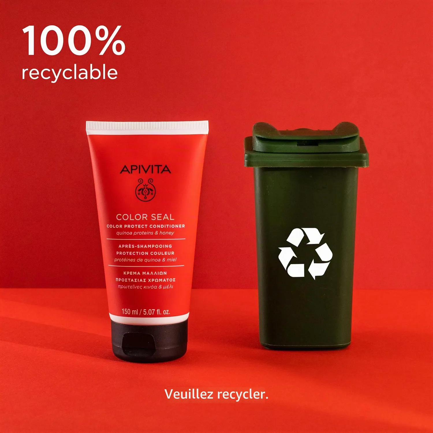 Apivita Color Seal après-shampooing couleur 150ml quinoa