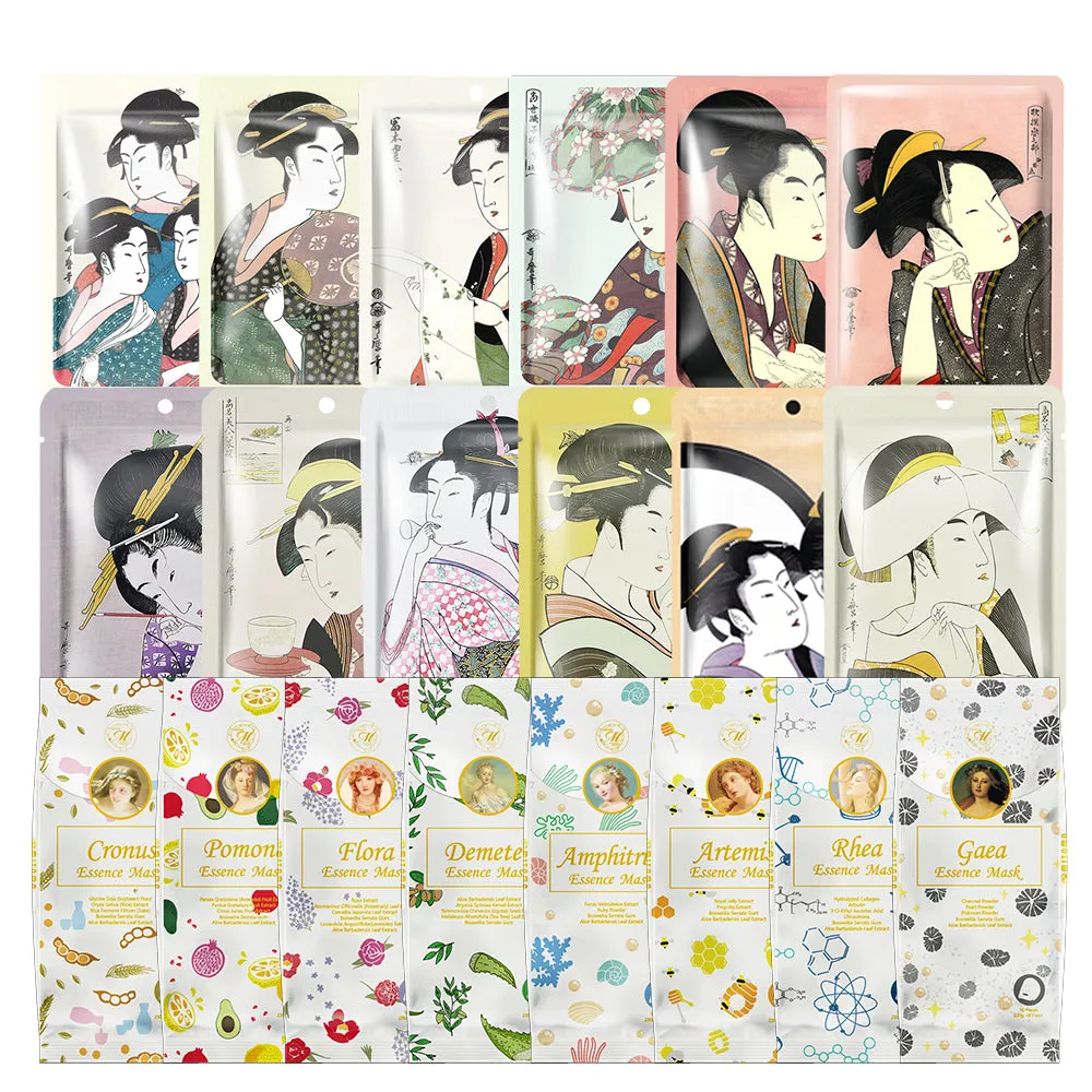 Mitomo Goddess MG Lucky Box masque visage 30 pièces assortis