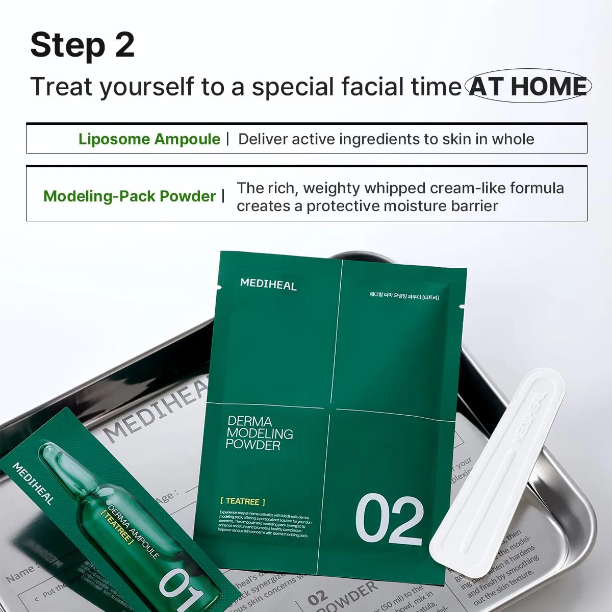 Mediheal Derma Modeling Pack masque visage tea tree apaisant