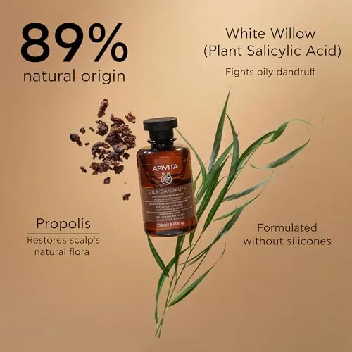 Apivita Oily Dandruff Shampooing antipelliculaire 250 ml