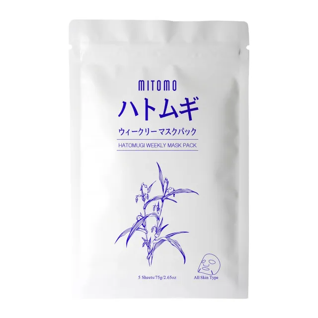 Mitomo Hatomugi Weekly masque visage hydratant