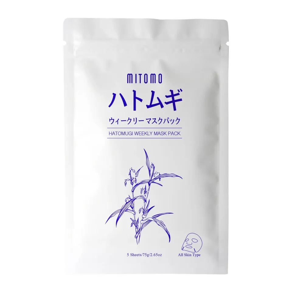 Mitomo Hatomugi Weekly masque visage hydratant