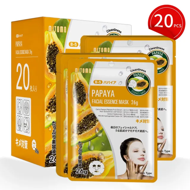 Mitomo MT 512 Papaye Masque Visage 20x26g exfoliant