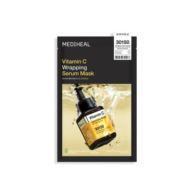 Mediheal Vitamin C Wrapping Serum Mask masque visage x10 éclat