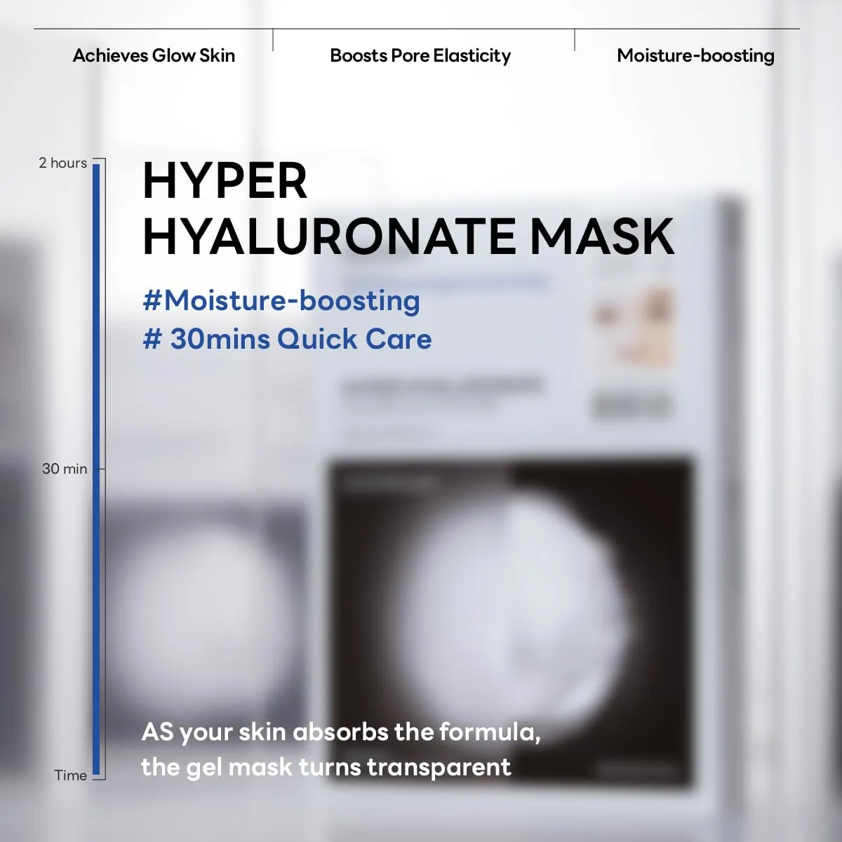 Mediheal Hyper Hyaluronate Gel Mask hydratant 10 pcs