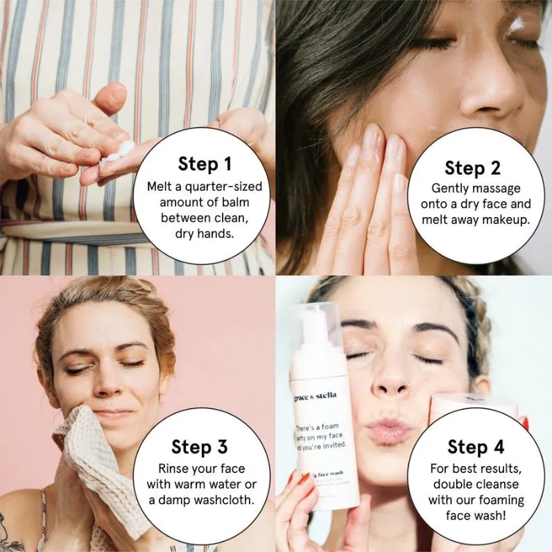 Grace & Stella Cleansing baume démaquillant doux
