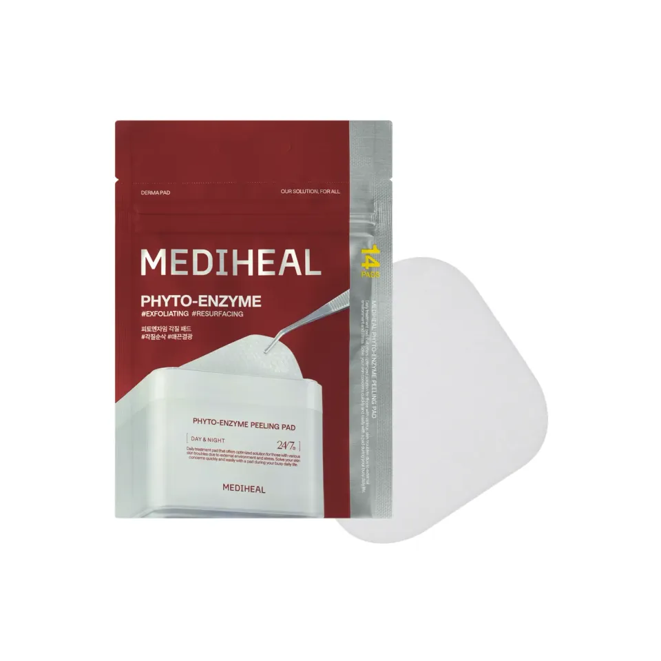 Mediheal Phyto-Enzyme Peeling Pad 14 patchs exfoliant