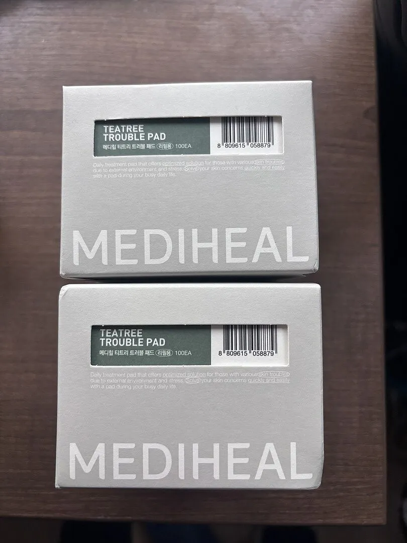 Mediheal Teatree Toner Pad Recharge 100 pads apaisant