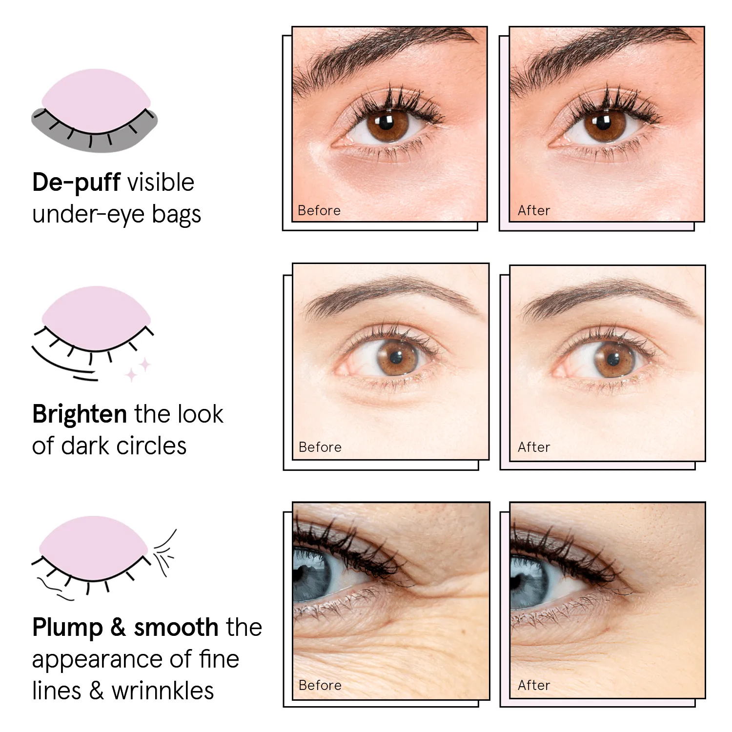 Grace & Stella Eye Revive Trio Patch Yeux 12 paires fermeté