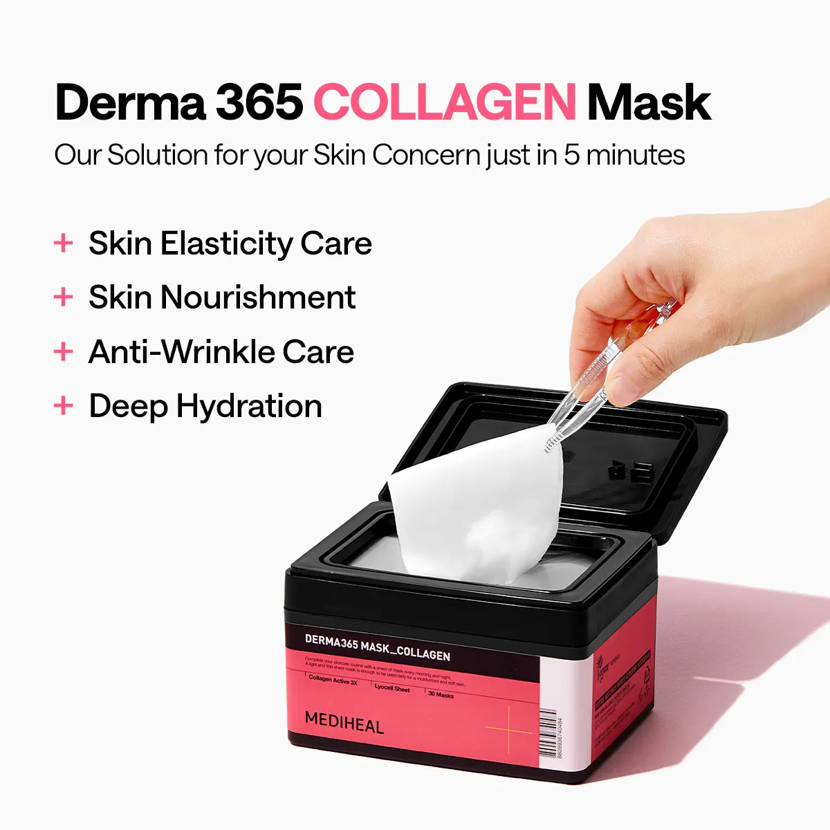 Mediheal Derma 365 Skin Firming masque 30 pièces raffermissant
