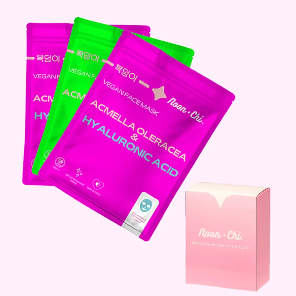 Noon-Chi Digital Detox 3X kit 3 masques tissu hydratant