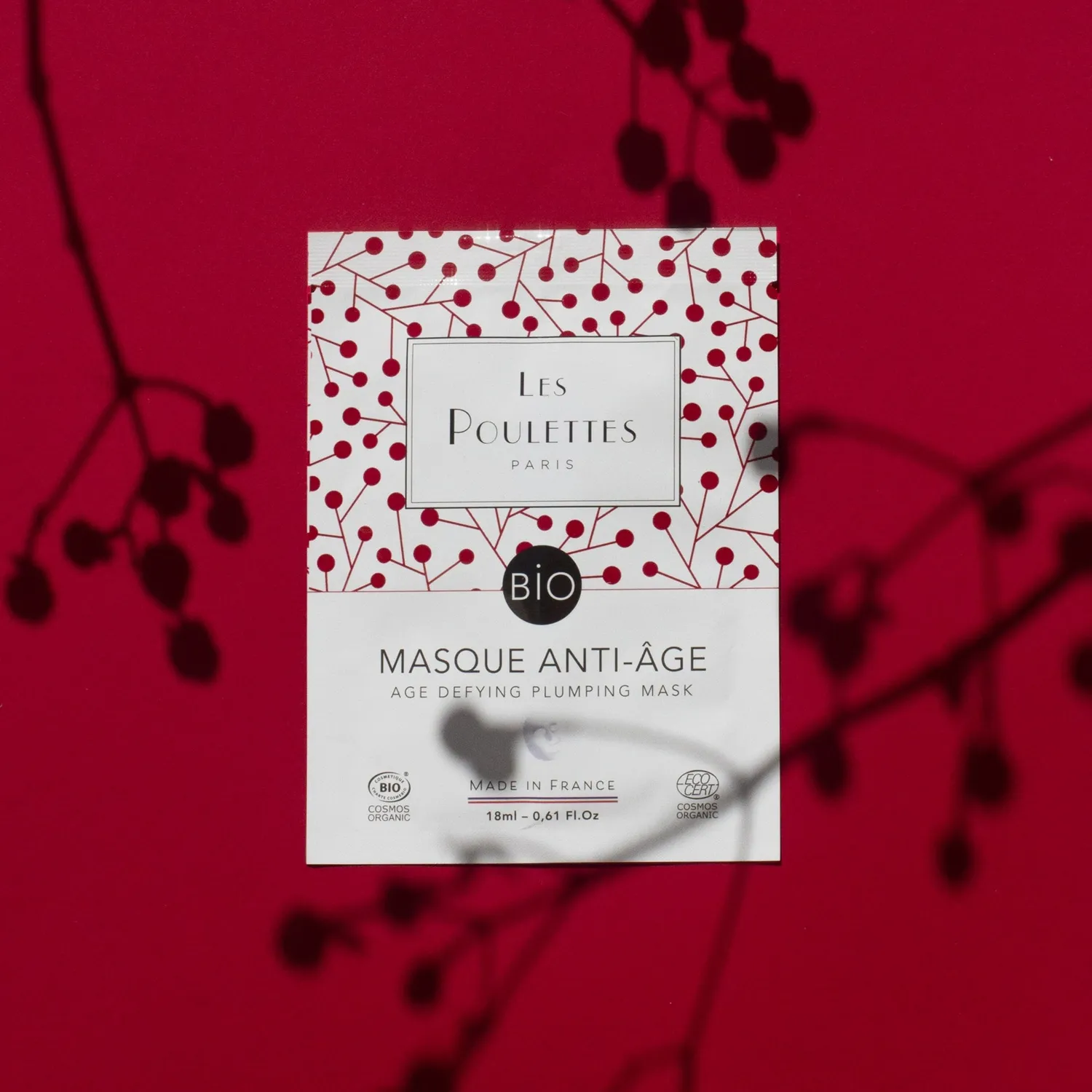 Les Poulettes Masque Anti-Âge Repulpant uni-dose aloe vera