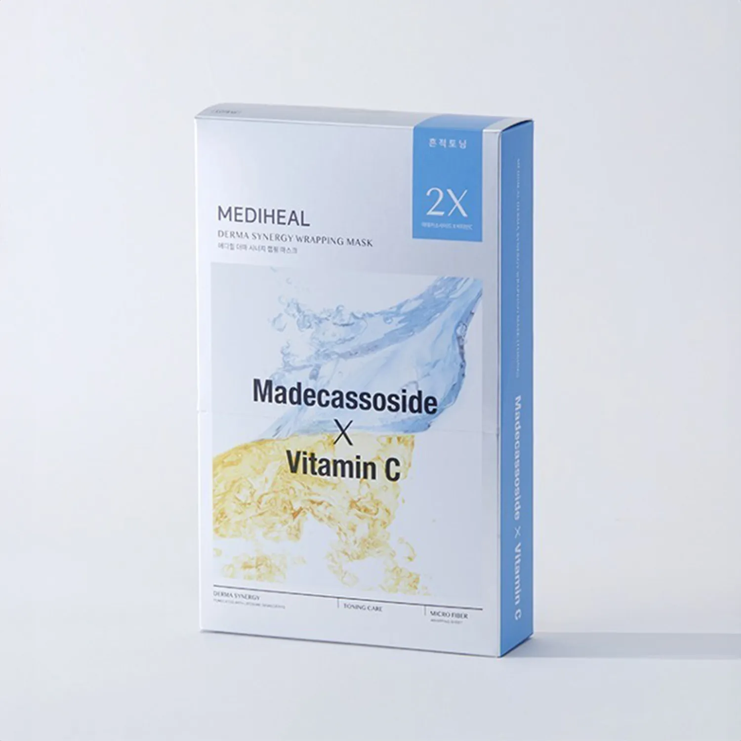 Mediheal Derma Synergy Wrapping Mask Toning éclat 10 pcs