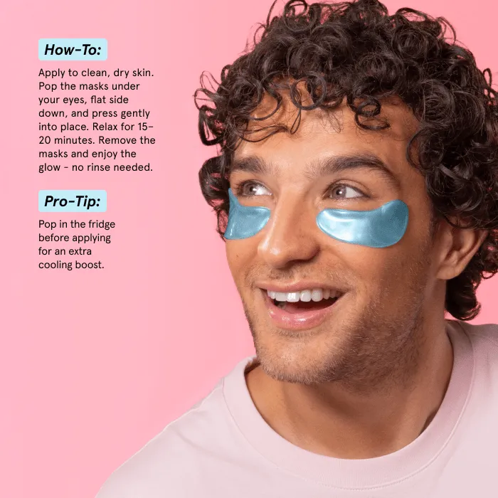 Grace & Stella Blue Eye Masks patch yeux 24 paires