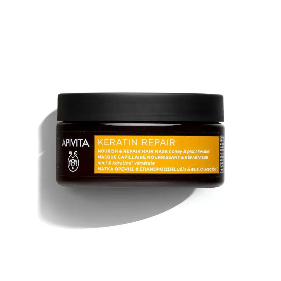 Apivita Keratin Repair masque cheveux secs 200ml miel