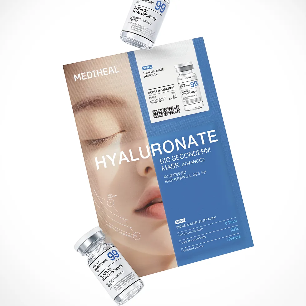 Mediheal Hyaluronate Bio Seconderm masque hydratant x10