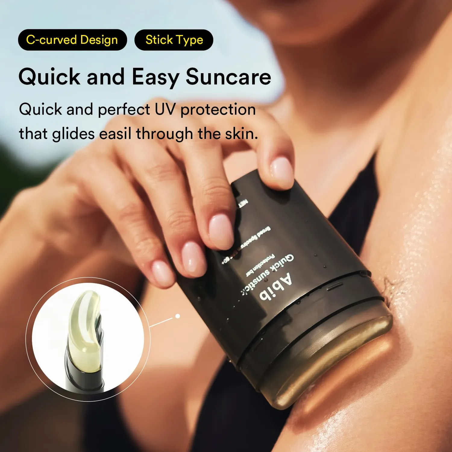 Abib Quick Sunscreen stick solaire SPF50 lumineux