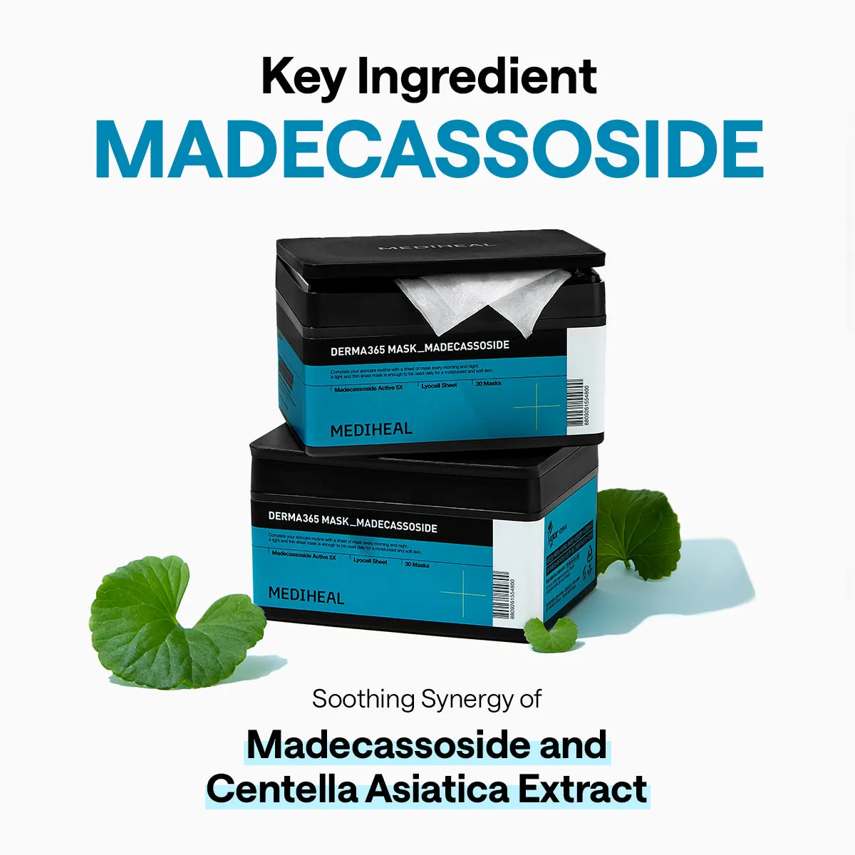 Mediheal Derma 365 Madecassoside masque 30 pièces apaisant