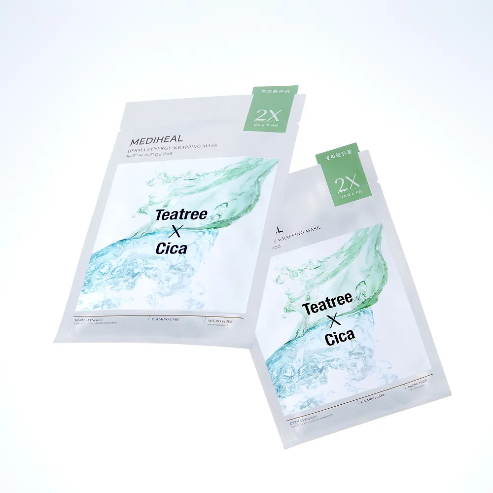 Mediheal Derma Synergy masque calming tea tree 4 pièces