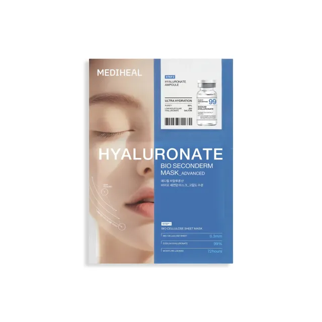 Mediheal Hyaluronate Bio Seconderm masque hydratant x10