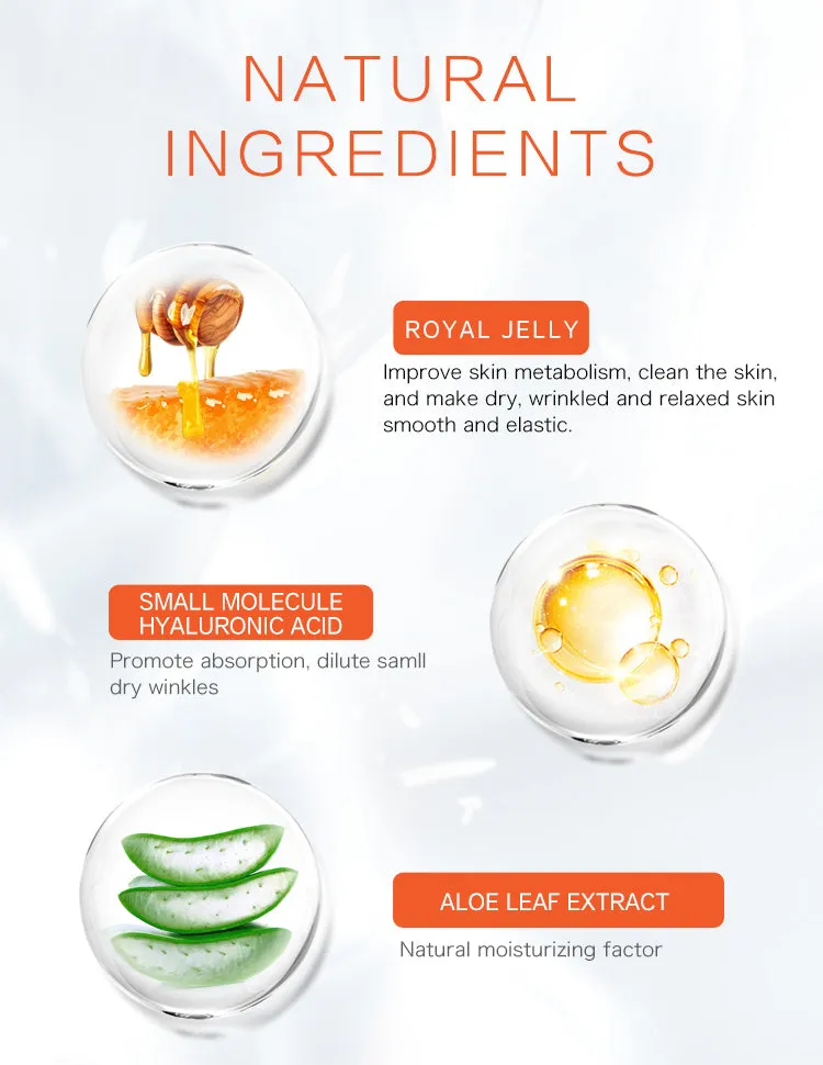 Mitomo MT Royal Jelly masque visage élasticité 5 pièces